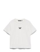 Vmsara Mette Ss Top Box Jrs Noos White Vero Moda