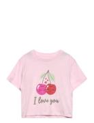 Nmfvilinse Ss Nreg Short Top Pink Name It