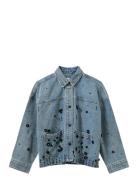 Amayasw Boxy Denim Jacket Blue Sofie Schnoor
