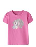 Nbffillaz Ss Top Box Pink Name It