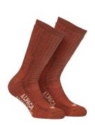 Alpacasocks 2-Pack Burgundy Alpacasocks&Co
