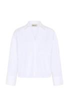 Mwsunna Boxy Short Shirt White My Essential Wardrobe