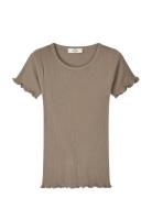 Pointella Trixy Tee Brown Mads Nørgaard