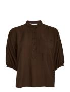 Msbarbara Blouse Brown Minus