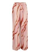 Msluana Mid Waist Pant Pink Minus