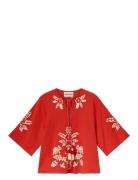 Dottie Blouse Red Helmstedt