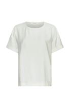 Mschbasina Amabella Ss Top Cream MSCH Copenhagen