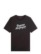 Summer Text Graphic Tee Black Tommy Hilfiger