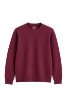 Johannes Crewneck Garment Dyed Burgundy A QUESTION OF