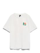 Vmmariane Caty Ss Top Box Jrs Girl White Vero Moda Girl
