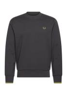 Crew Neck Sweatshirt Grey Fred Perry