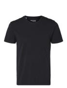 Slmnewpima Ss O-Neck Tee Noos Black Selected