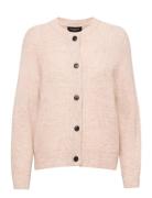Slwlulu Ls Knit Short Cardigan Noos Pink Selected