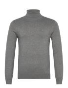 Mélange Roll Neck Knit Grey Lindbergh