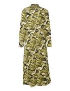 Yaswavy Ls Long Dress S. Patterned YAS