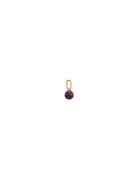St Drop Charm Purple Design Letters