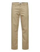 Slm196-Straight New Miles Flex Pant Noos Grey Selected