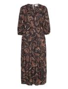 Kadorita Dress Brown Kaffe