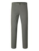 Slm175-Slim Robert Flex Pants Noos Grey Selected