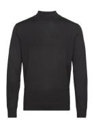 Slhtown Merino Coolmax Knit Mock B Noos Black Selected