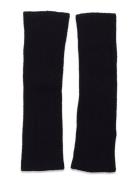 Gloves Fingerless Long Black Lindex