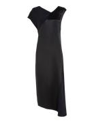 Naia Shine Midi Dress Black Calvin Klein