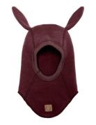Wool Fullface W Bunny Ears Red Mikk-line