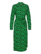 Chakra Zinni Dress Aop Green Mads Nørgaard