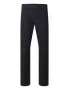Slh175-Slim Miles Structure Dyed Pant Navy Selected