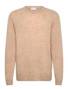 Lambswool O-Neck Knit Beige Lindbergh