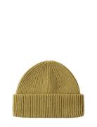 Slmmason Merino Sailor Wool Beanie Green Selected