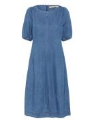 Curiva Arpa Ss Dress Blue Culture