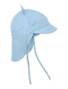 Summer Hat Ears Woven Blue Huttelihut
