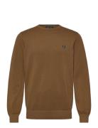 Pique Stitch Jumper Brown Fred Perry