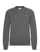 Casual Cotton C-Neck Grey GANT