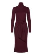 Cm 2X2 Rib-Knit Dress Red Lauren Ralph Lauren
