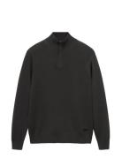Breathable Zip-Neck Sweater Khaki Mango