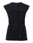Clover Tie Waistcoat Black French Connection