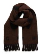 Cph Shawl 13 Wool Mix Chocolate Brown Copenhagen Studios