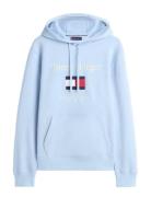 Hilfiger Embro Flag Hoodie Blue Tommy Hilfiger