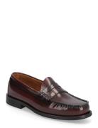 Slmbilly Leather Penny Loafer Brown Selected