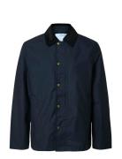 Slmwalter Waxed Cotton 2.0 Jkt Noos Navy Selected