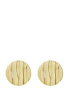 Blake Earring Black/Gold Gold Bud To Rose