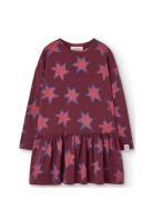 Stars Macaw Dress Burgundy THE ANIMALS OBSERVATORY