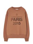 Sun Almond Brown Bear Sweatshirt Brown THE ANIMALS OBSERVATORY