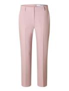 Slwrita-Ria Mw Cropped Pant Mel Noos Pink Selected