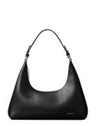 Emblem Aop Perfor Lthr Bag Black Calvin Klein