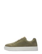 Slmdavid Chunky Suede Sneaker 2.0 Noos Khaki Selected