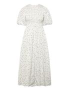 Tabita Dot Dress White A-View