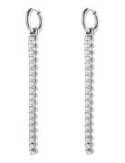 Ice Bead Fringe Earring Silver Silver Bud To Rose